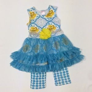 Giggle Moon Garden of Eden Capri Set Size 24months